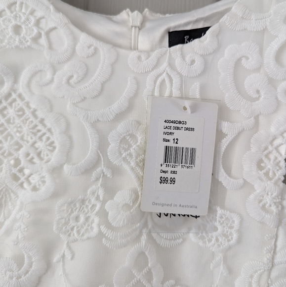 Bardot Junior Sadie Lace Dress- 12 - Picture 3 of 7